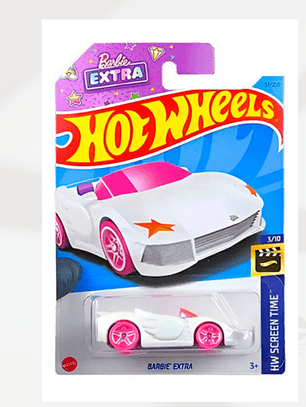 Hot Wheels Barbie Extra Blanco Tooned