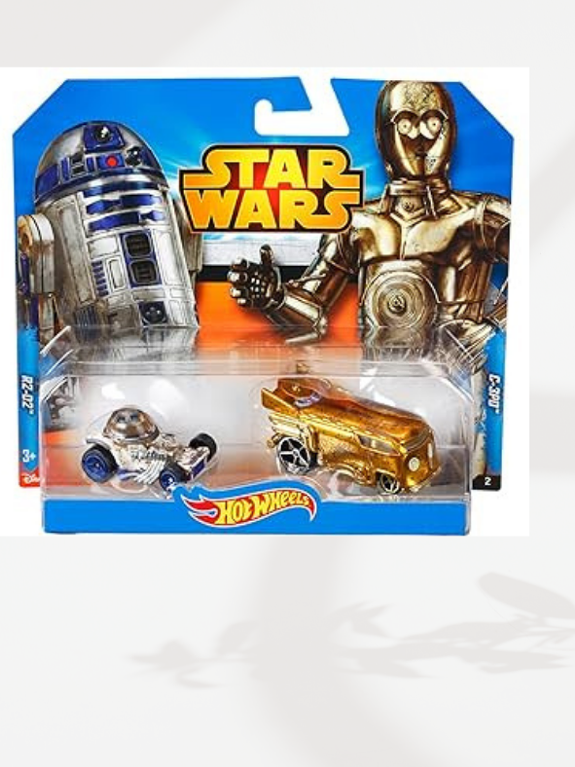 Hot Wheels Star Wars R2 D2 & C3po Dorado 1