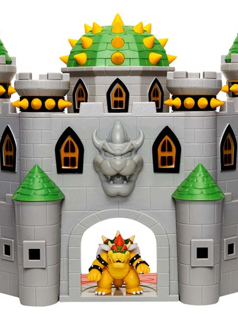Nintendo Set Figura Mario Bros Castillo Deluxe De Bowser 2