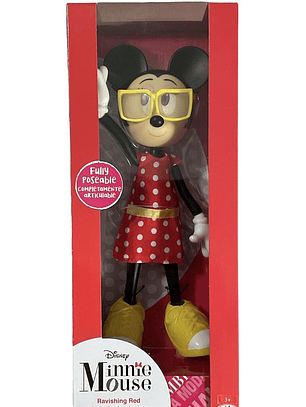 uñeca Minnie Mouse Articulada Rojo Deslumbrante Wabro