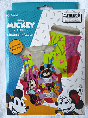 Disney Chaleco Inflable Mickey Minnie