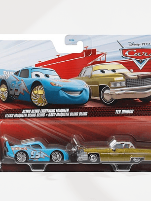 Cars Disney Rayo Bling Bling & Tex Dinoco