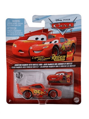 Cars Disney Rayo con Anuncio de Rusteze
