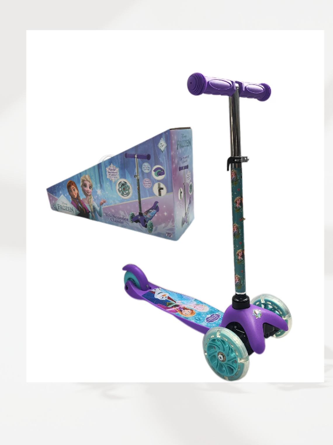 Frozen Tri-Scooter Ruedas Luminosas 1