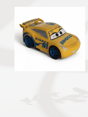 Cars Disney Dinoco Friccion 13,5