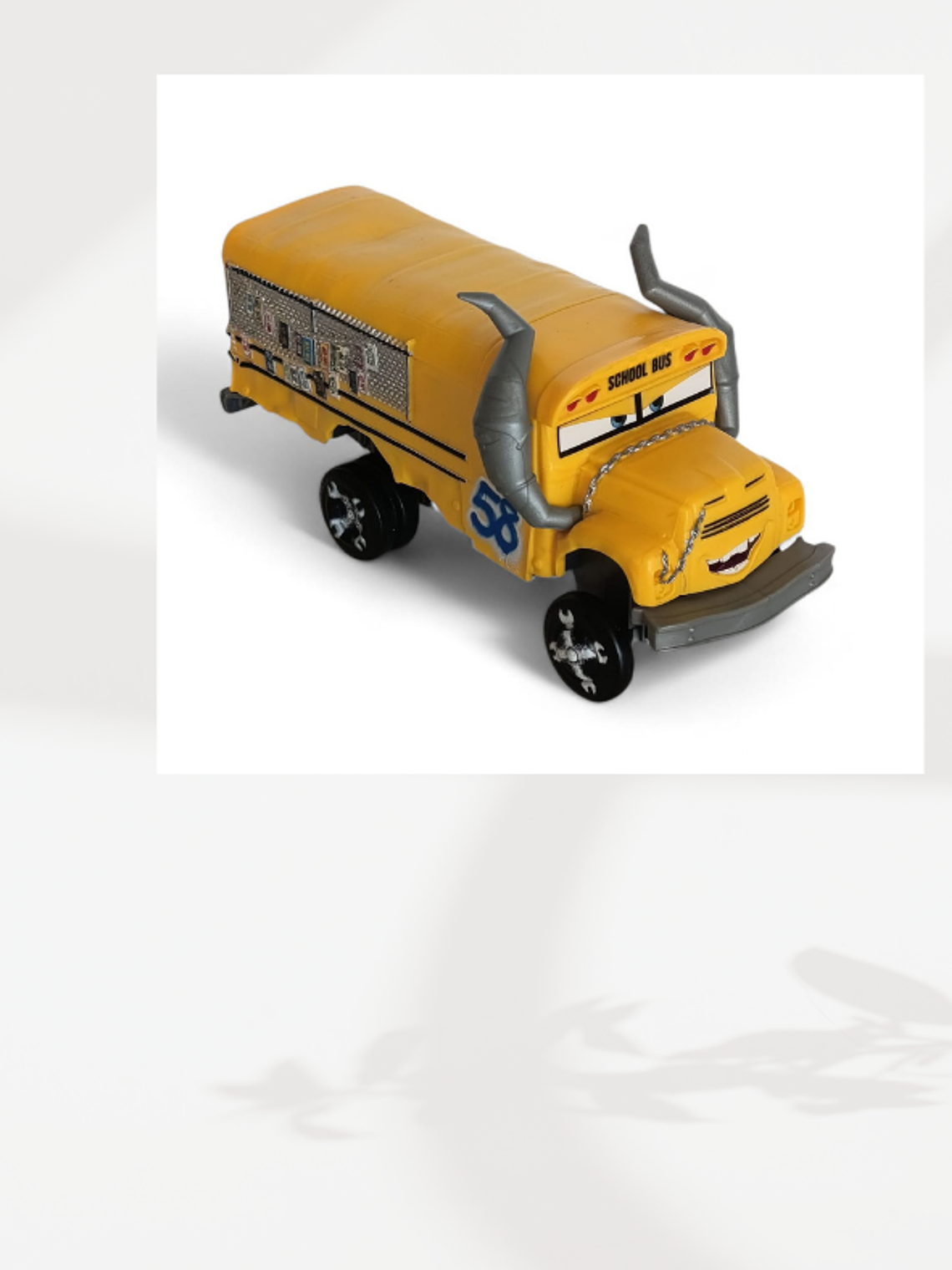 Cars Disney Miss Fractura 15cm Plastico 2