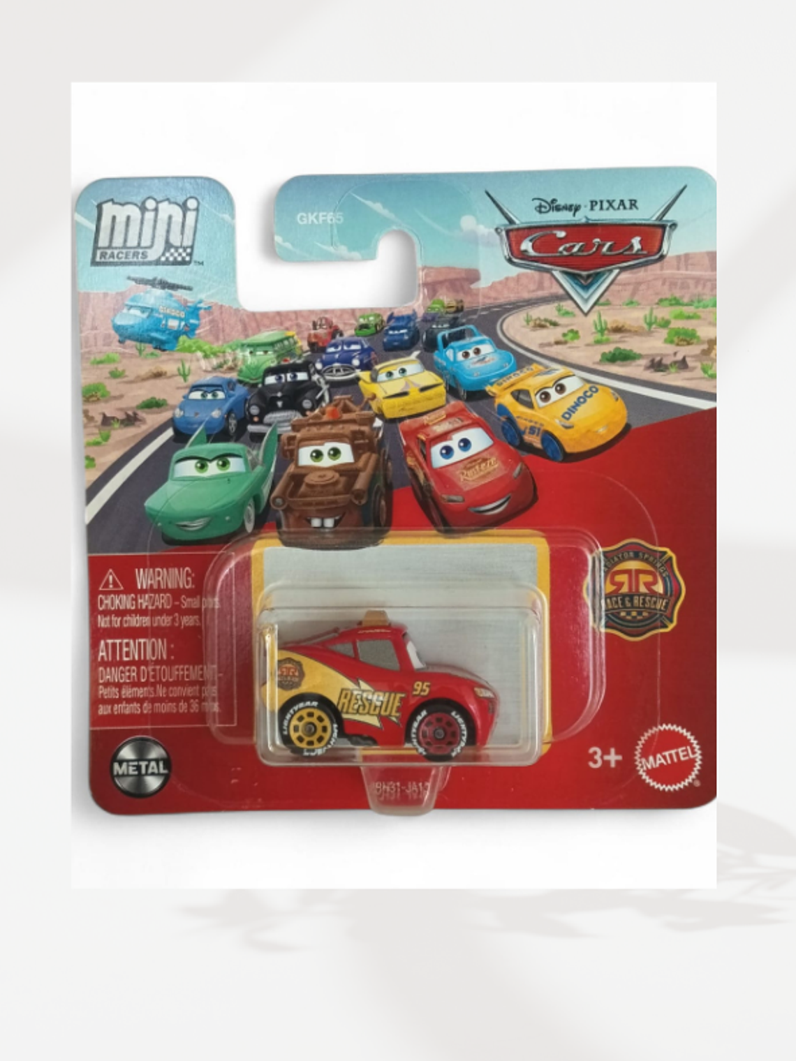 Cars Disney Mini Racers Rayo Mcqueen 1:87 1