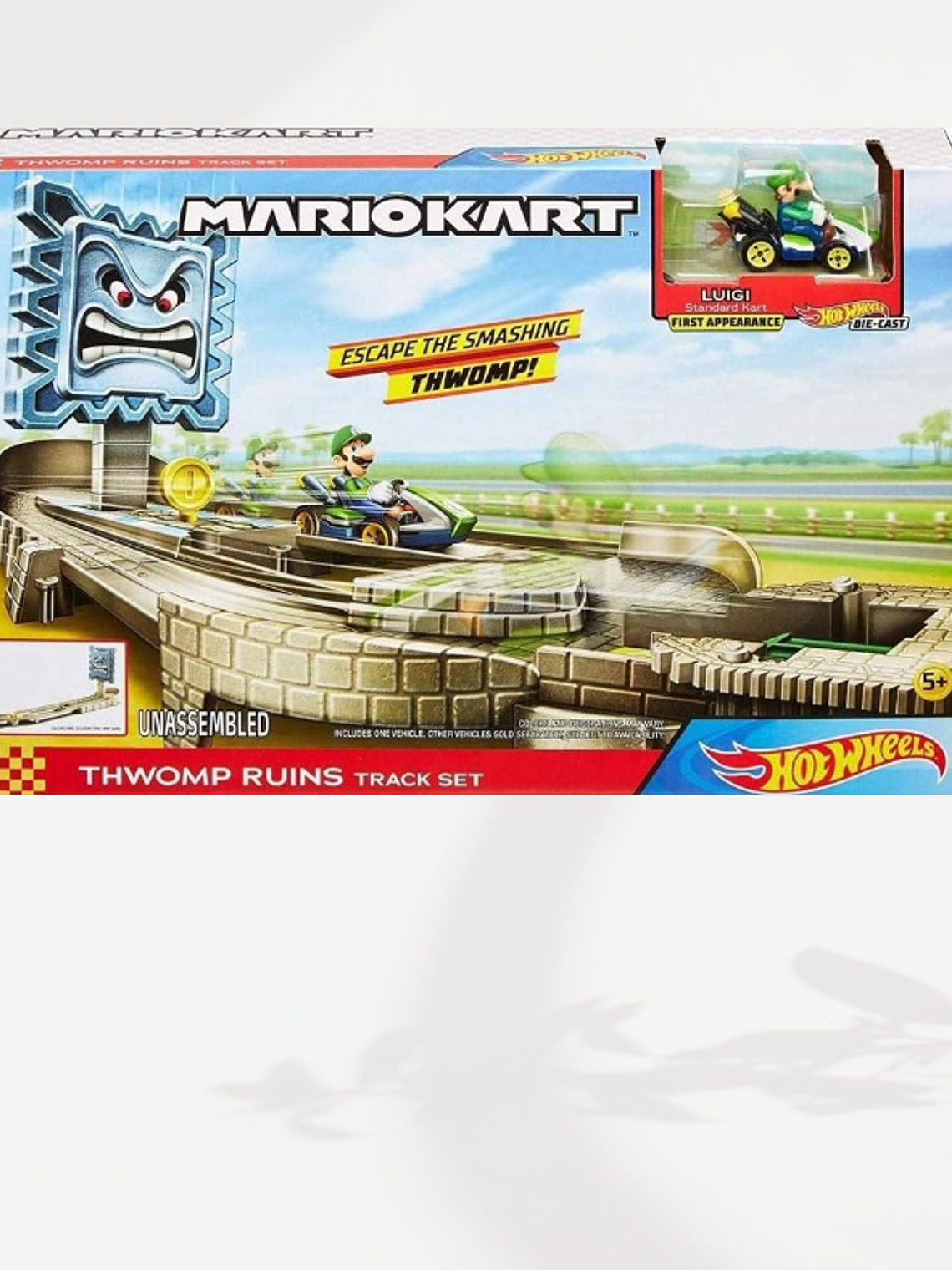 Hot Wheels Mario Kart Pista De Niveles - Luigi 1