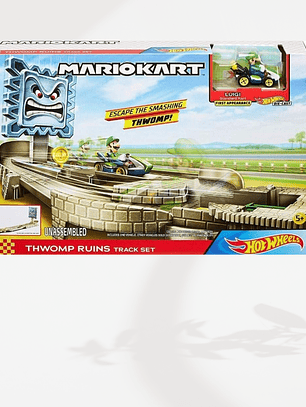 Hot Wheels Mario Kart Pista De Niveles - Luigi