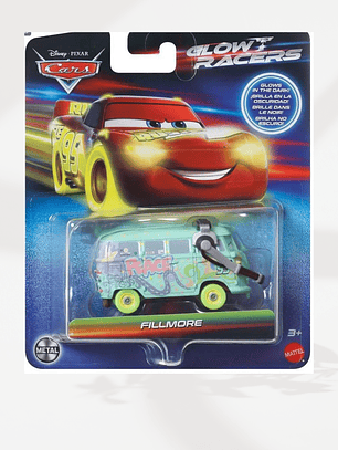 Cars Disney Glow Racers Brillan en la oscuridad