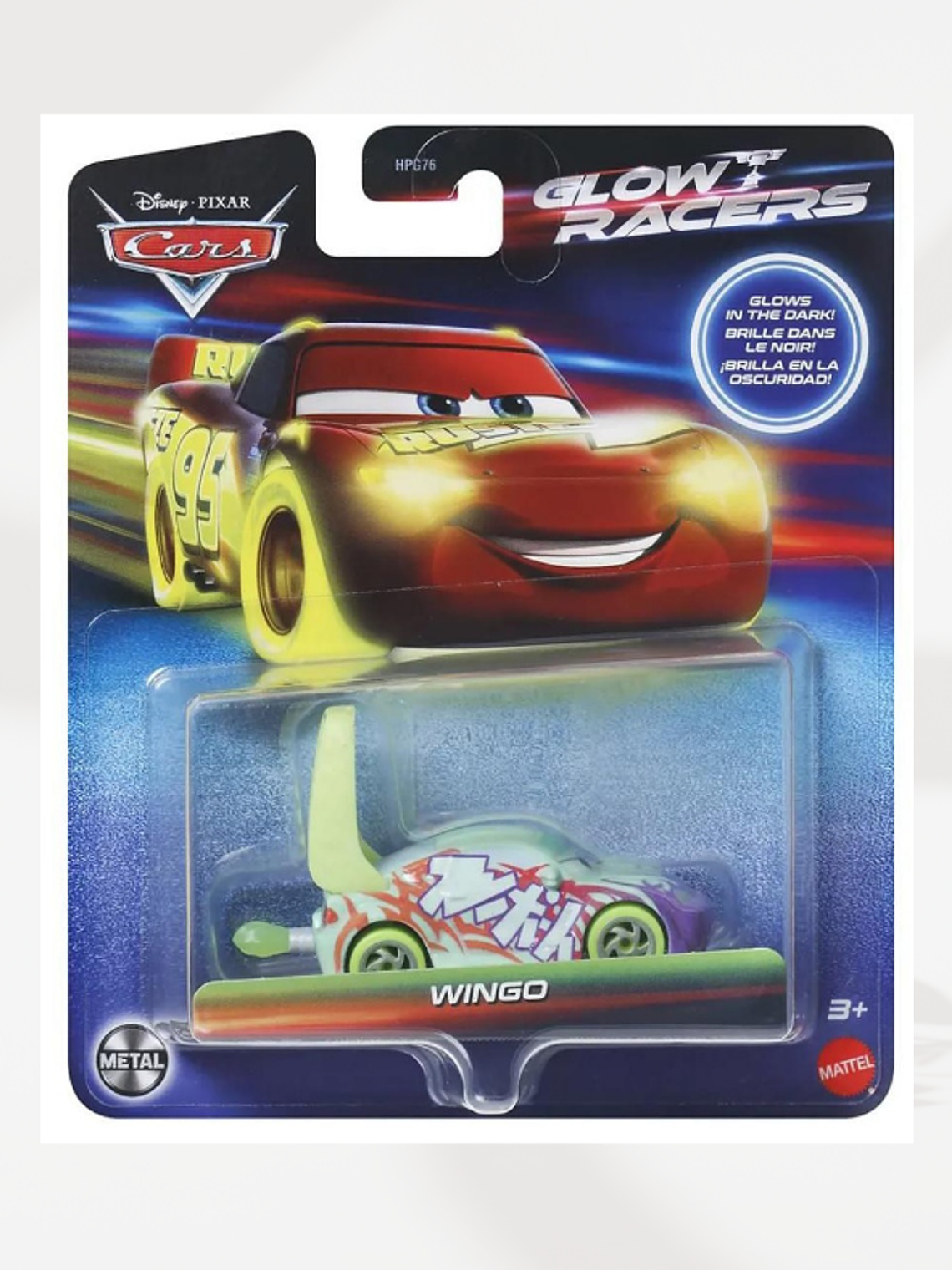 Cars Disney Glow Racers Brillan en la oscuridad 1
