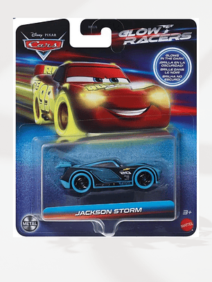 Cars Disney Glow Racers Brillan en la oscuridad