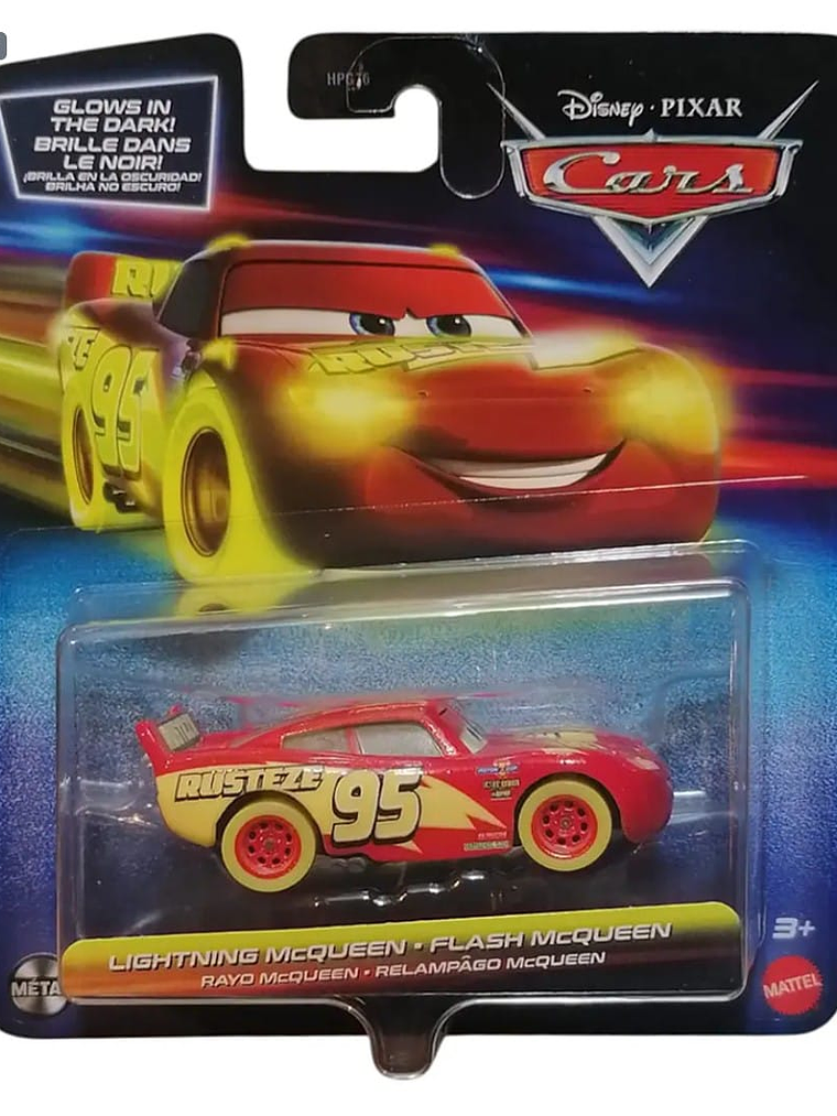 Cars Disney Glow Racers Rayo Mcqueen 1