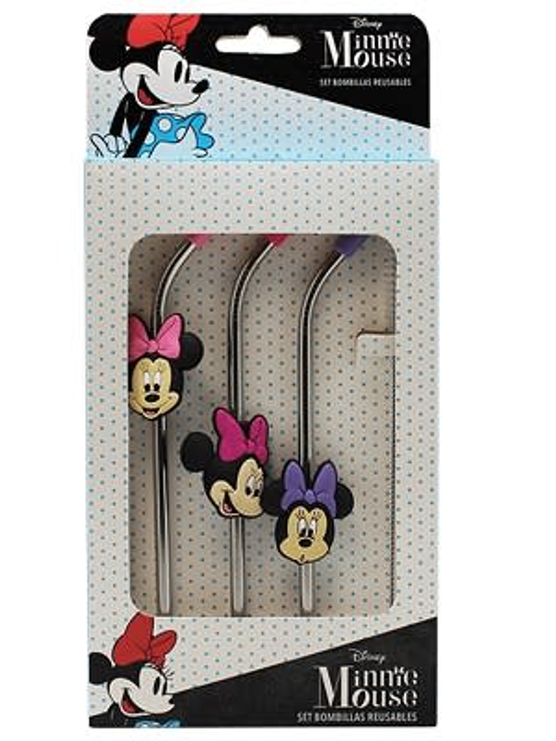 Minnie Mouse Bombilla 3 Unidades Metal 1