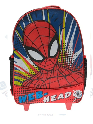  Spiderman mochila ruedas