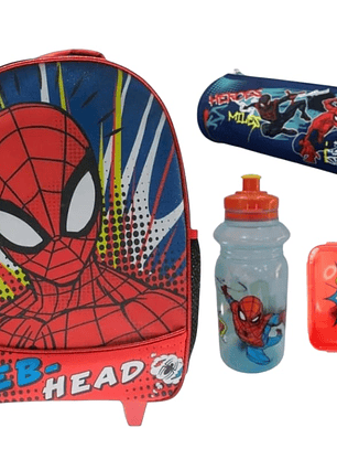 Spiderman Pack Escolar 