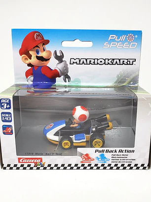Mario Kart Carrera Toad  Pullback 