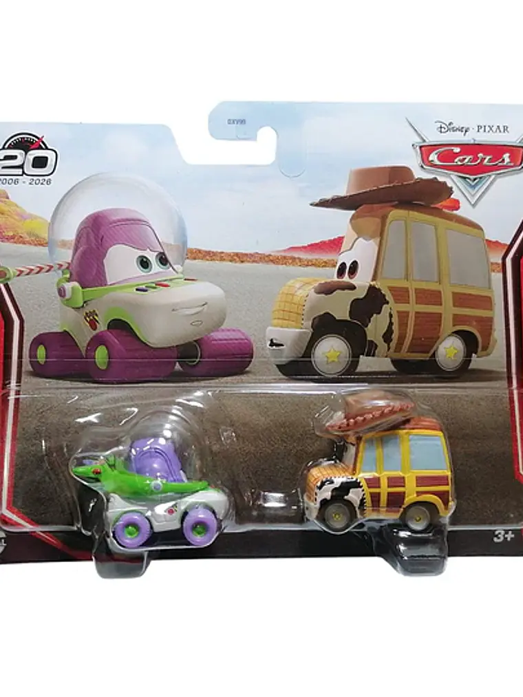  Disney / Pixar Cars Metal Buzz Lightyear & Woody Diecast Car 2-Pack 1