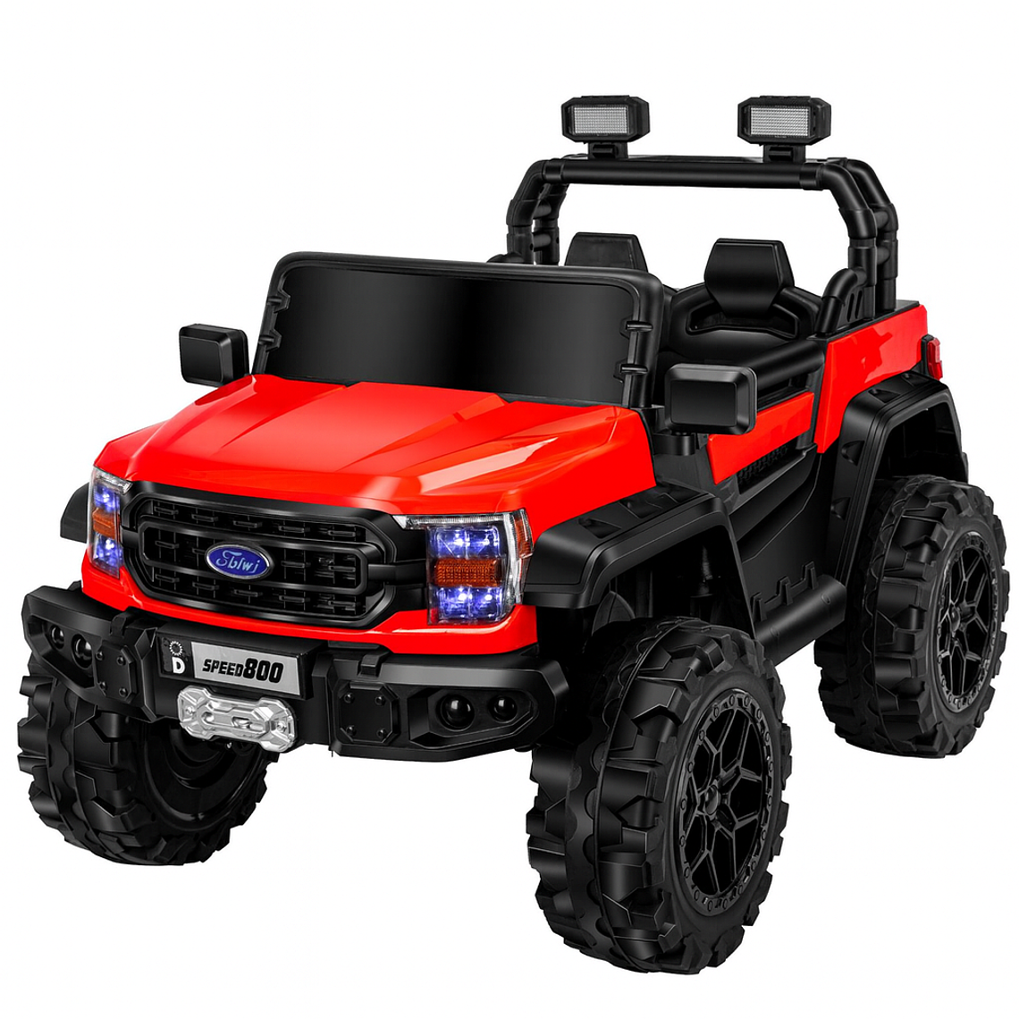 Camioneta a Batería Raptor XL 12V 4×4 Roja 2