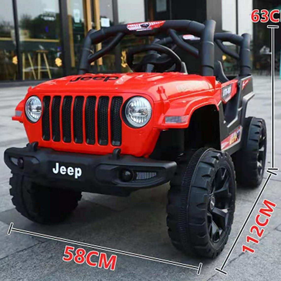 Jeep a batería 12 volt 2 Motores Control App 1