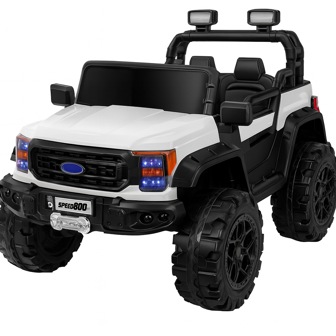 Camioneta a Batería Raptor XL 12V 4×4 Blanca 1