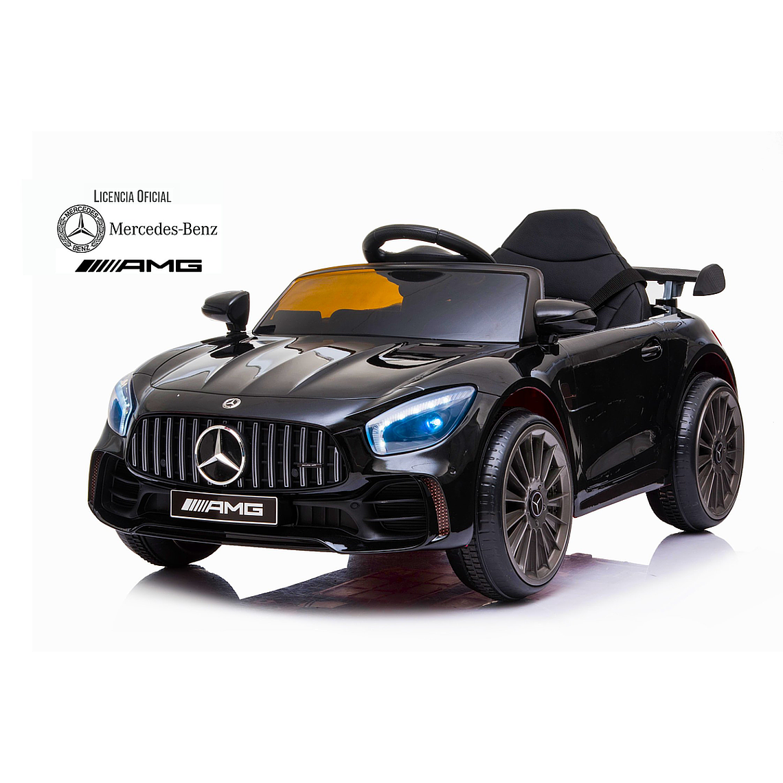 Auto a Bateria Negro Mercedes Benz Cls350 12v 2Motores - 1