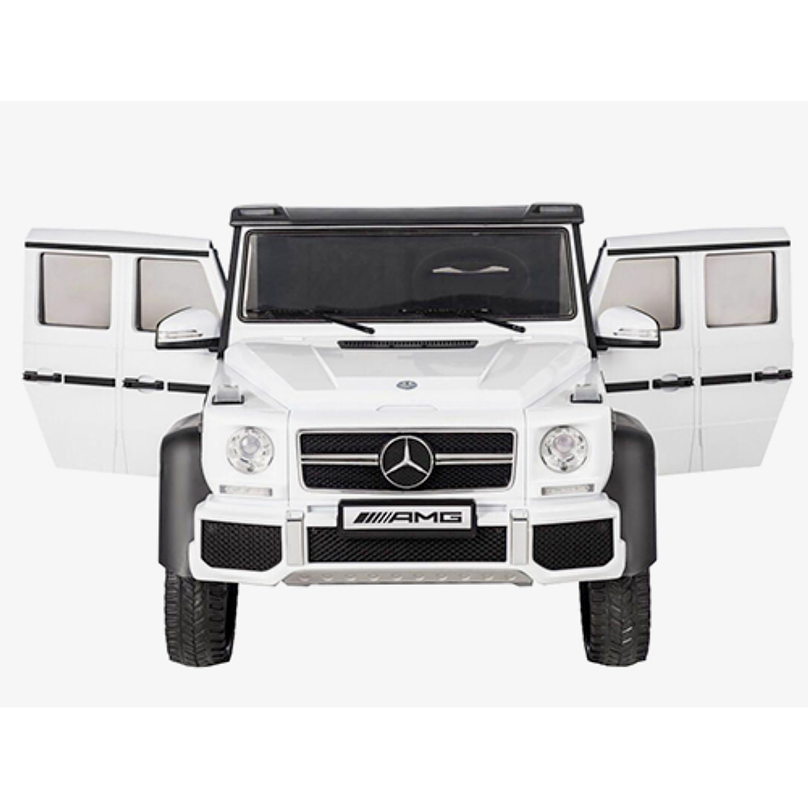 Auto Bateria G63 Licencia Mercedes 6x6 Blanco 12v 1