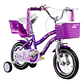 Bicicleta Infantil Queen Aro 12 Morada - Miniatura 1