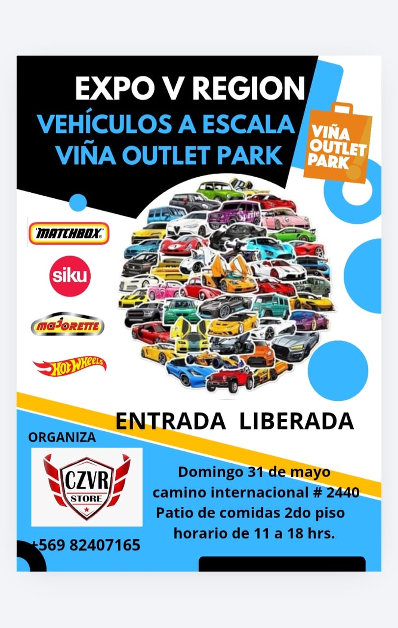 Expo V Región Vehículos a Escala Viña Outlet Park