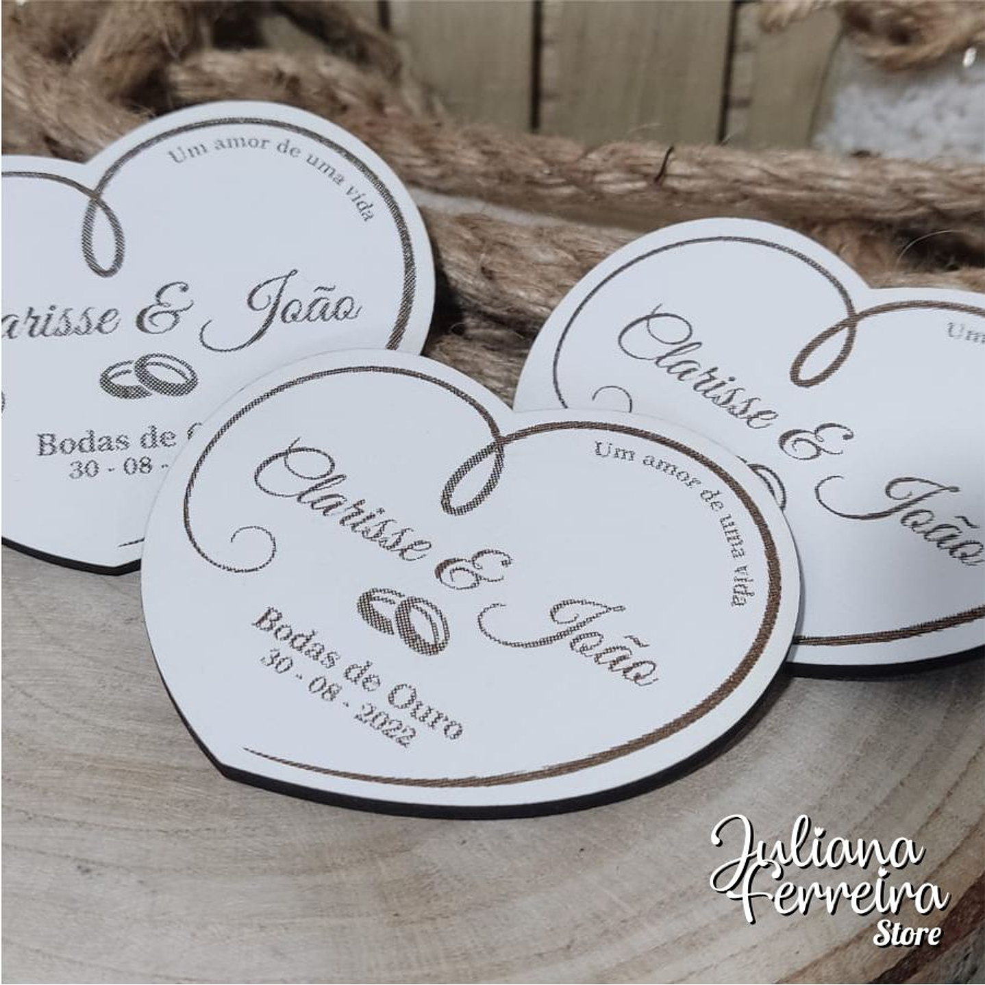 Wedding and Anniversary Heart Souvenir Set 4