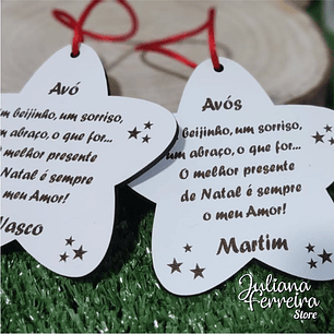 Estrella con texto