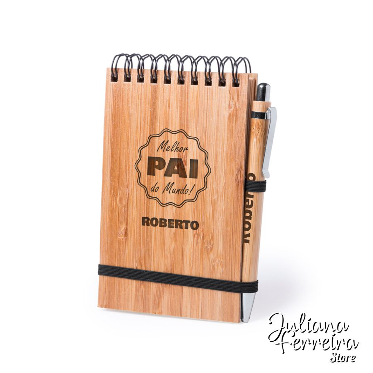 Personalized A6 notebook with ballpoint pen 4