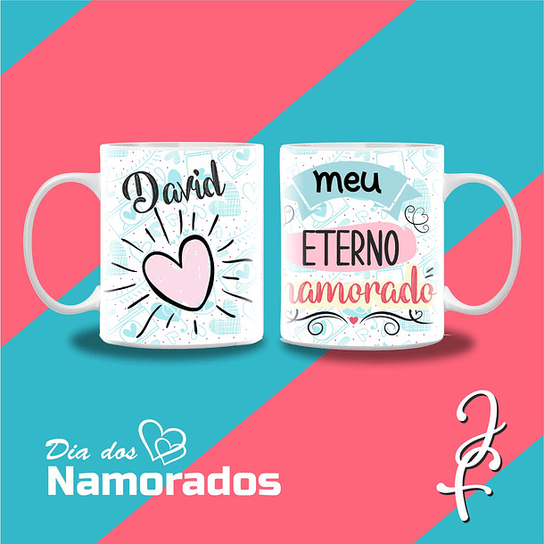 Caneca Personalizada Meu Eterno Namorado/Namorada 1