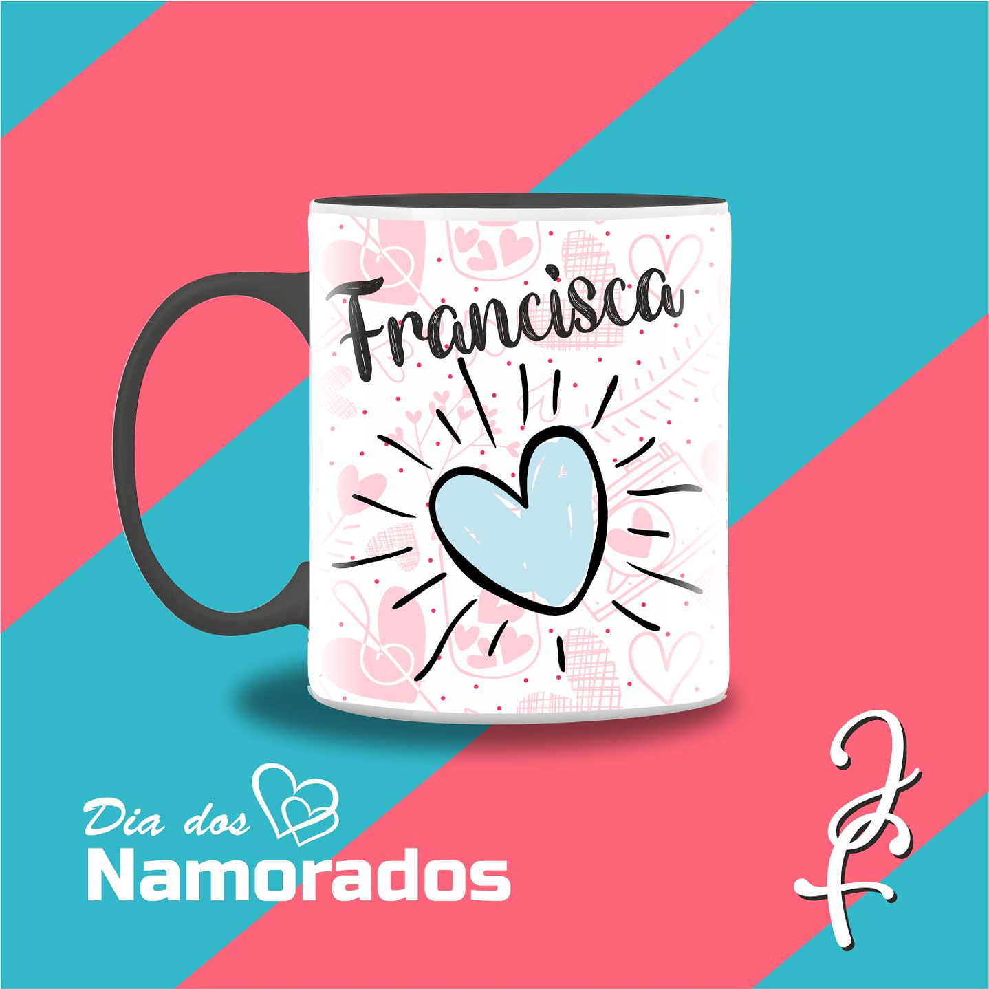 Caneca Personalizada Meu Eterno Namorado/Namorada 7