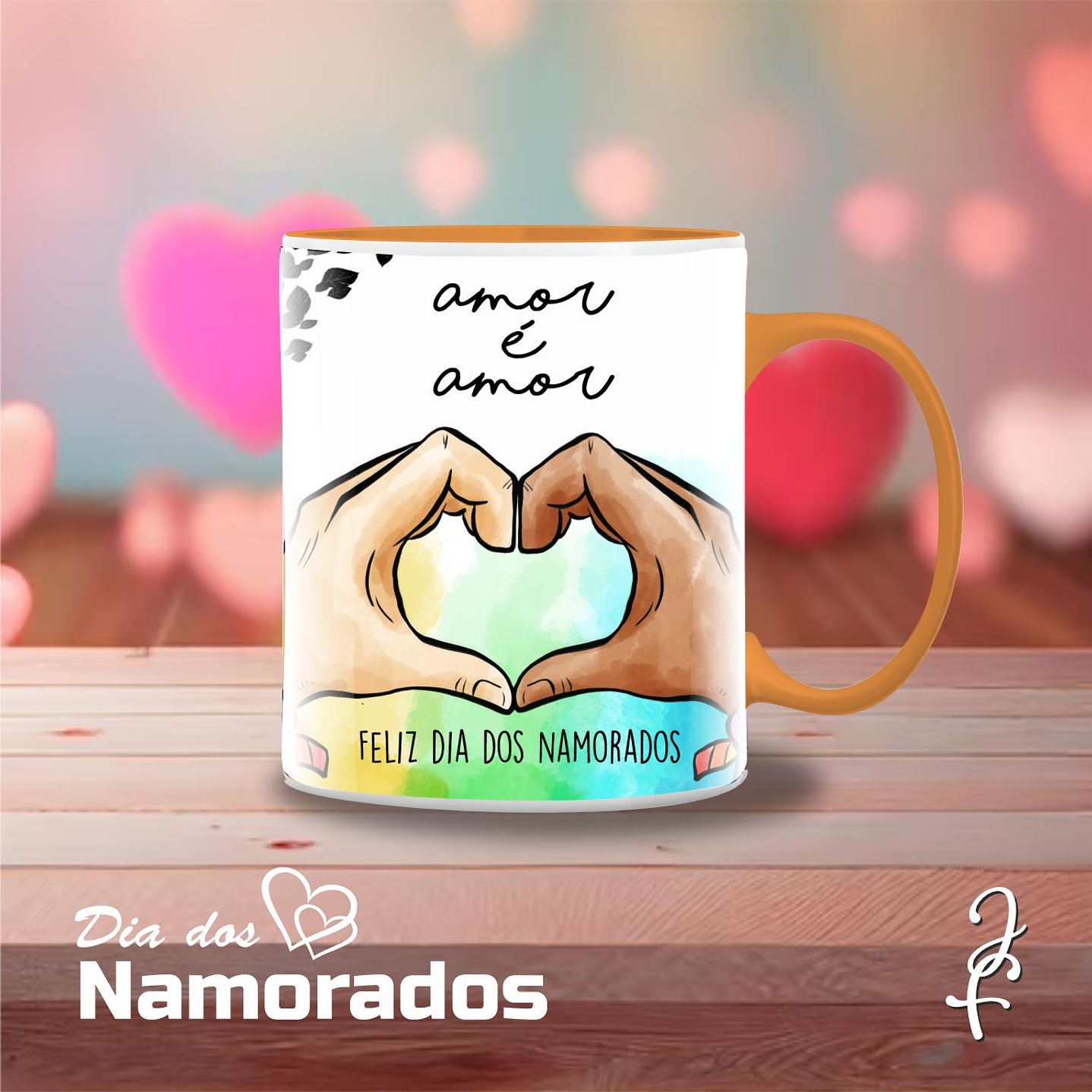 Caneca Inclusiva Amor é Amor 7