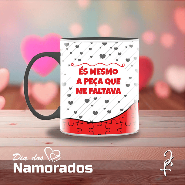 Caneca Dia dos Namorados Peça que Faltava 4