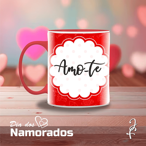 Caneca Personalizada Amo-te 4