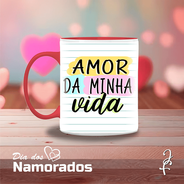 Caneca Amor da minha Vida 2