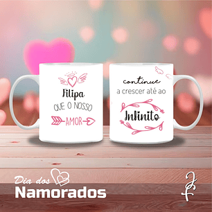 Caneca Namorados Amor infinito