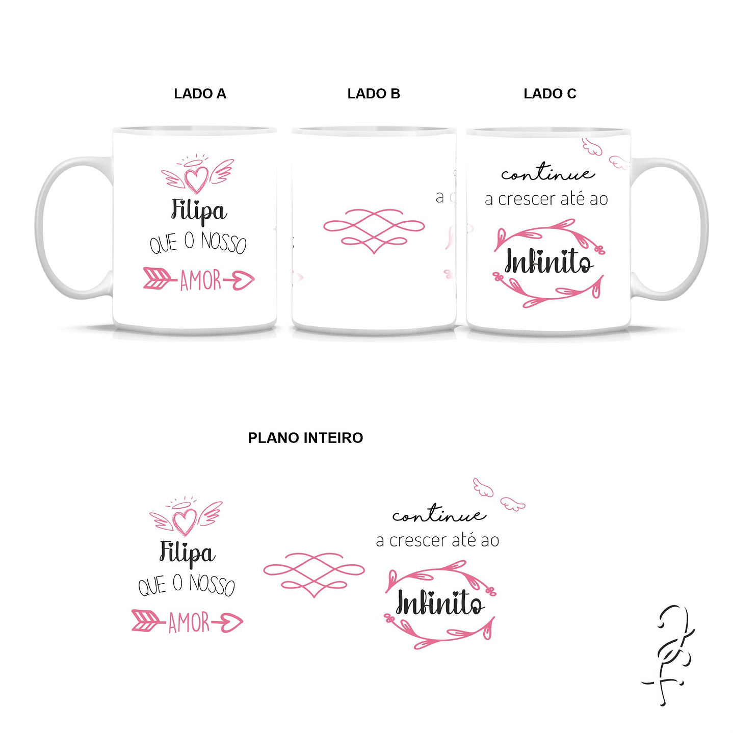 Taza de San Valentín amor infinito 5