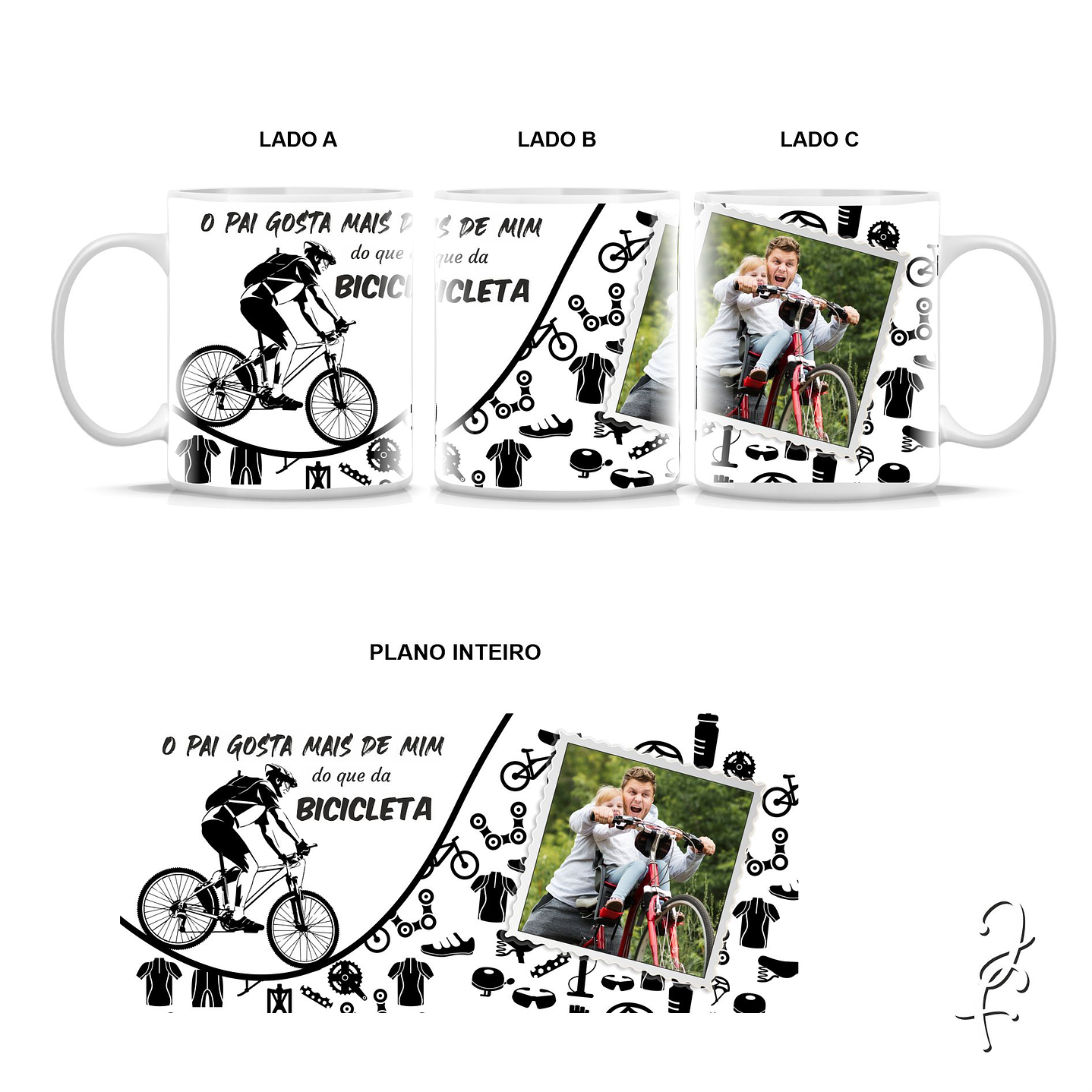 Caneca Pai Ciclista 9