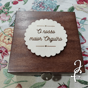 Caixa Madeira Tratada Personalizada