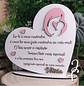 Placa Coração Dedicatória Afilhada - Thumbnail 1