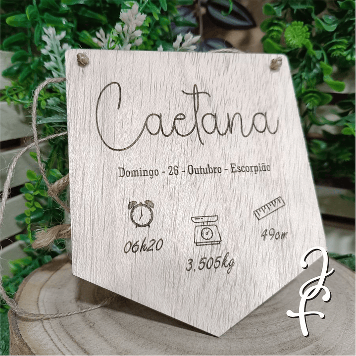 Bandeirola Nome e Dados Nascimento 3