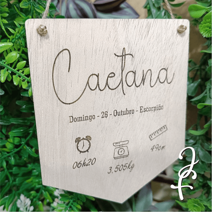 Bandeirola Nome e Dados Nascimento 2