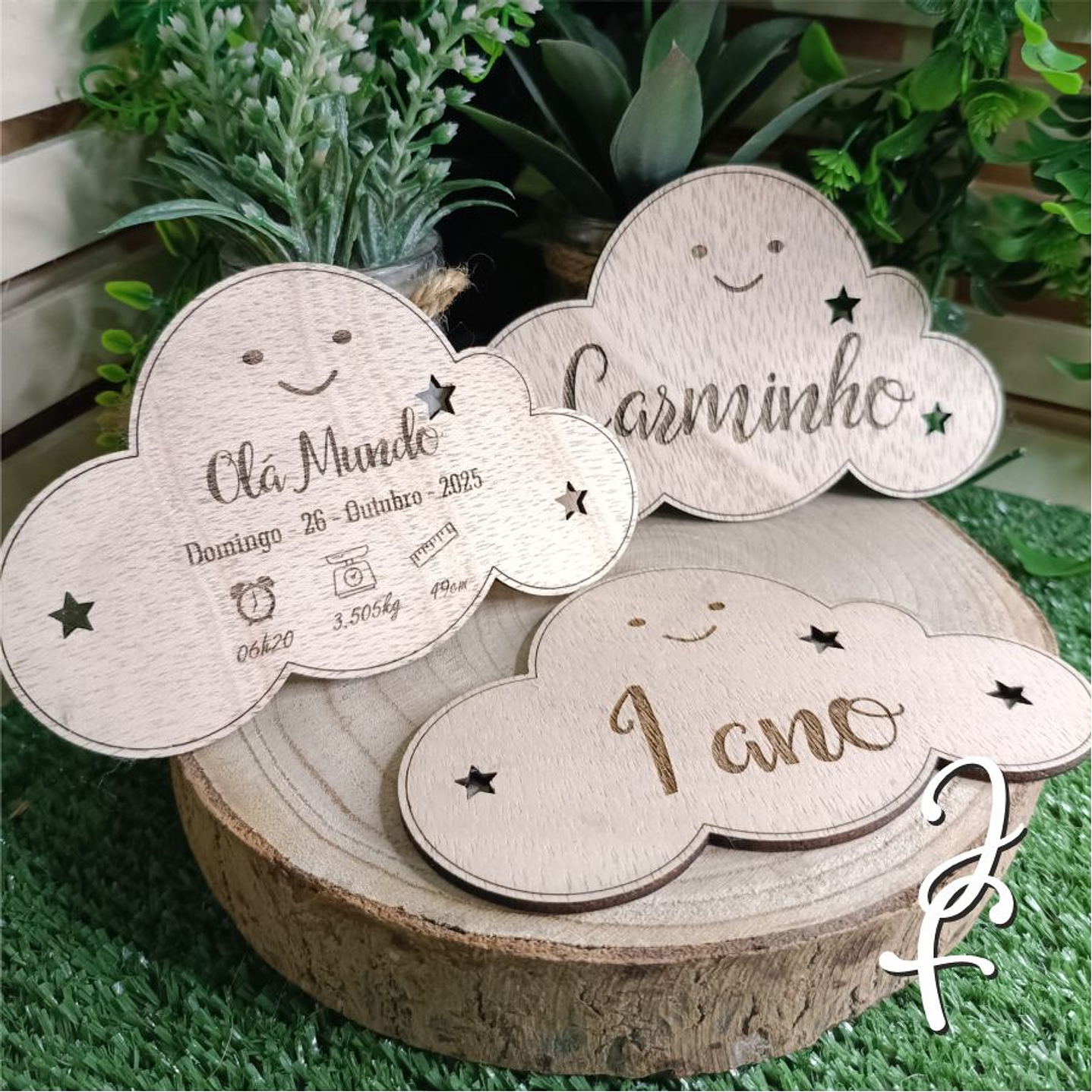 Conjunto 3 Nuvens 1º Ano Vida 1