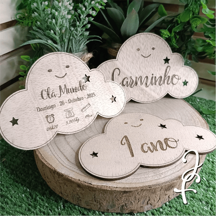 Conjunto 3 Nuvens 1º Ano Vida 1