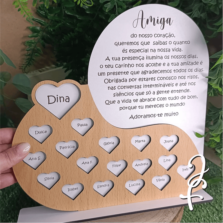 Lembrança Coração Dedicatória 3