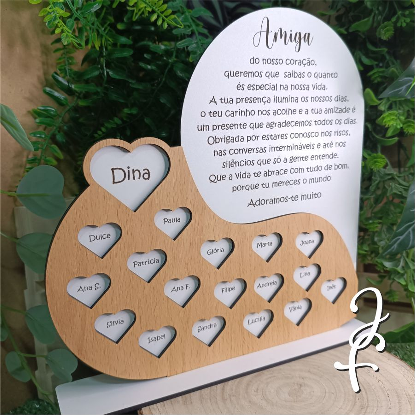 Lembrança Coração Dedicatória 1