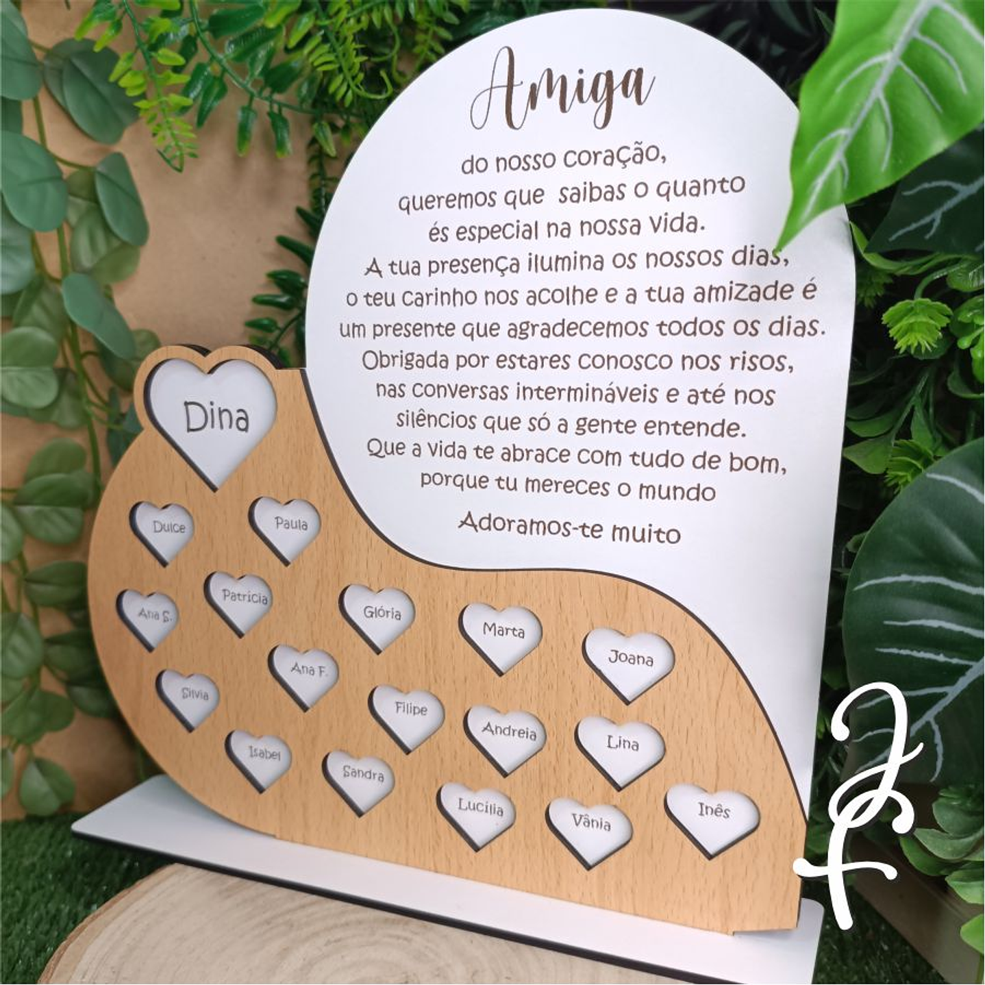 Lembrança Coração Dedicatória 4